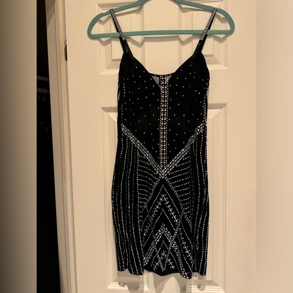 Nessa Rhinestone Mesh Party Dress from online store, Windsor. - Picture 2 of 2